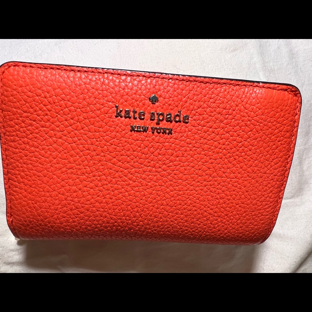 Orange Kate Spade wallet